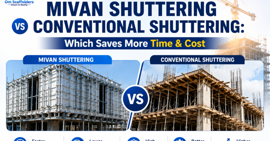 Mivan Shuttering vs Conventional Shuttering: Which Saves More Time & Cost - Om Scaffolders