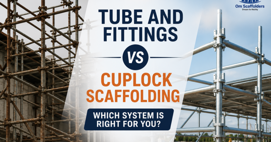 Tube and Fittings vs Cuplock Scaffolding | Om Scaffolders