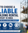 How to Choose a Reliable Scaffolding Rental Company in India