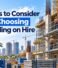 11 Things to Consider While Choosing Scaffolding on Hire